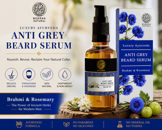 Natural Anti Grey Beard Serum Oil ( Pack Of 1 )